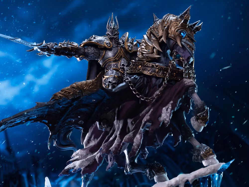 World of Warcraft The Lich King and Invincible 14-Inch Statue