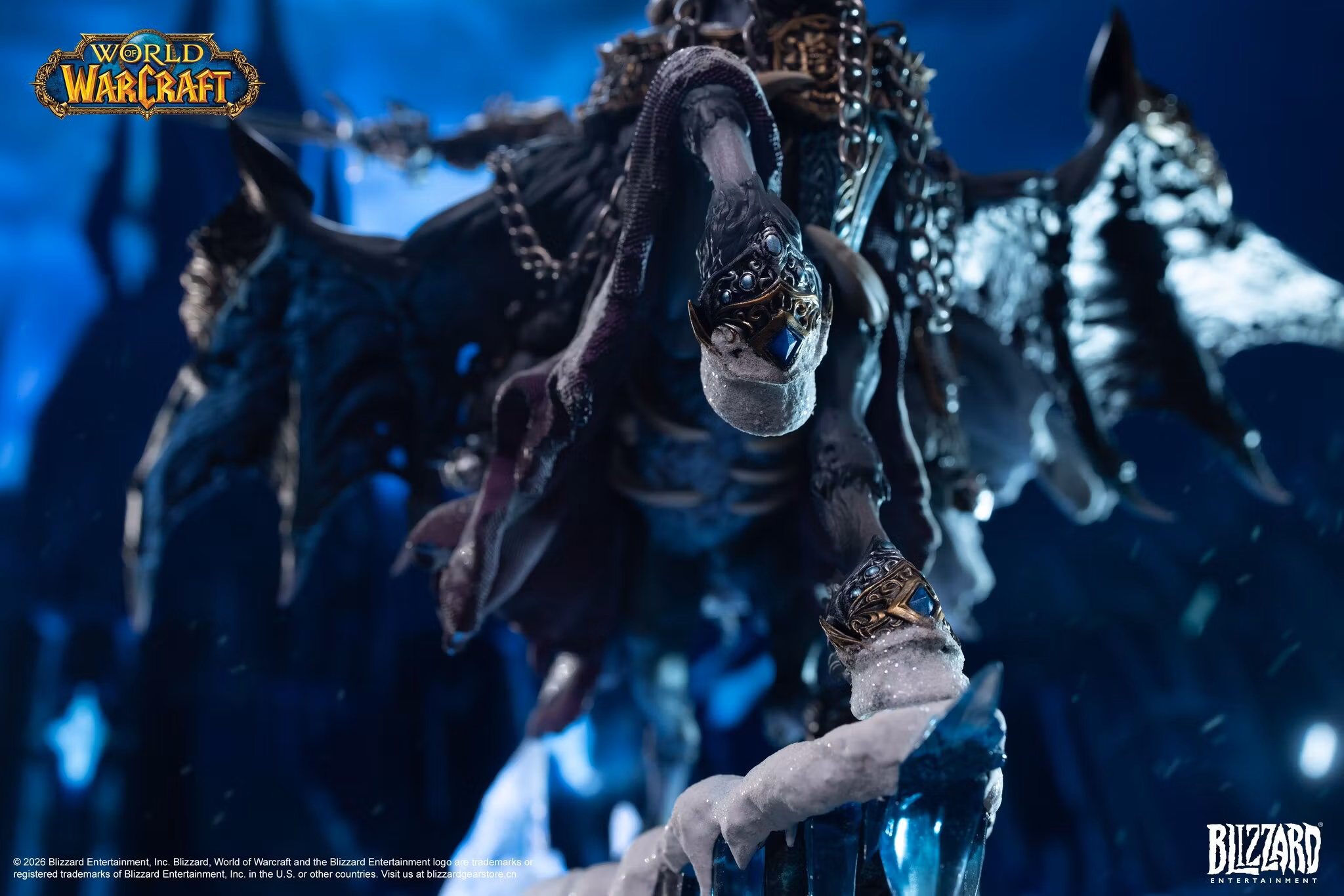 World of Warcraft The Lich King and Invincible 14-Inch Statue