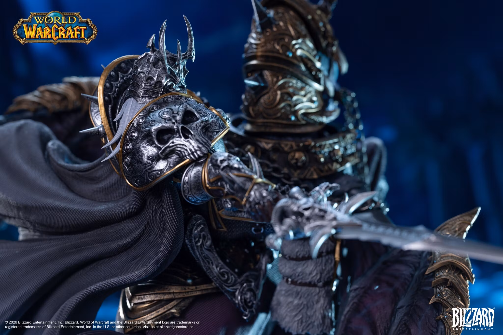 World of Warcraft The Lich King and Invincible 14-Inch Statue