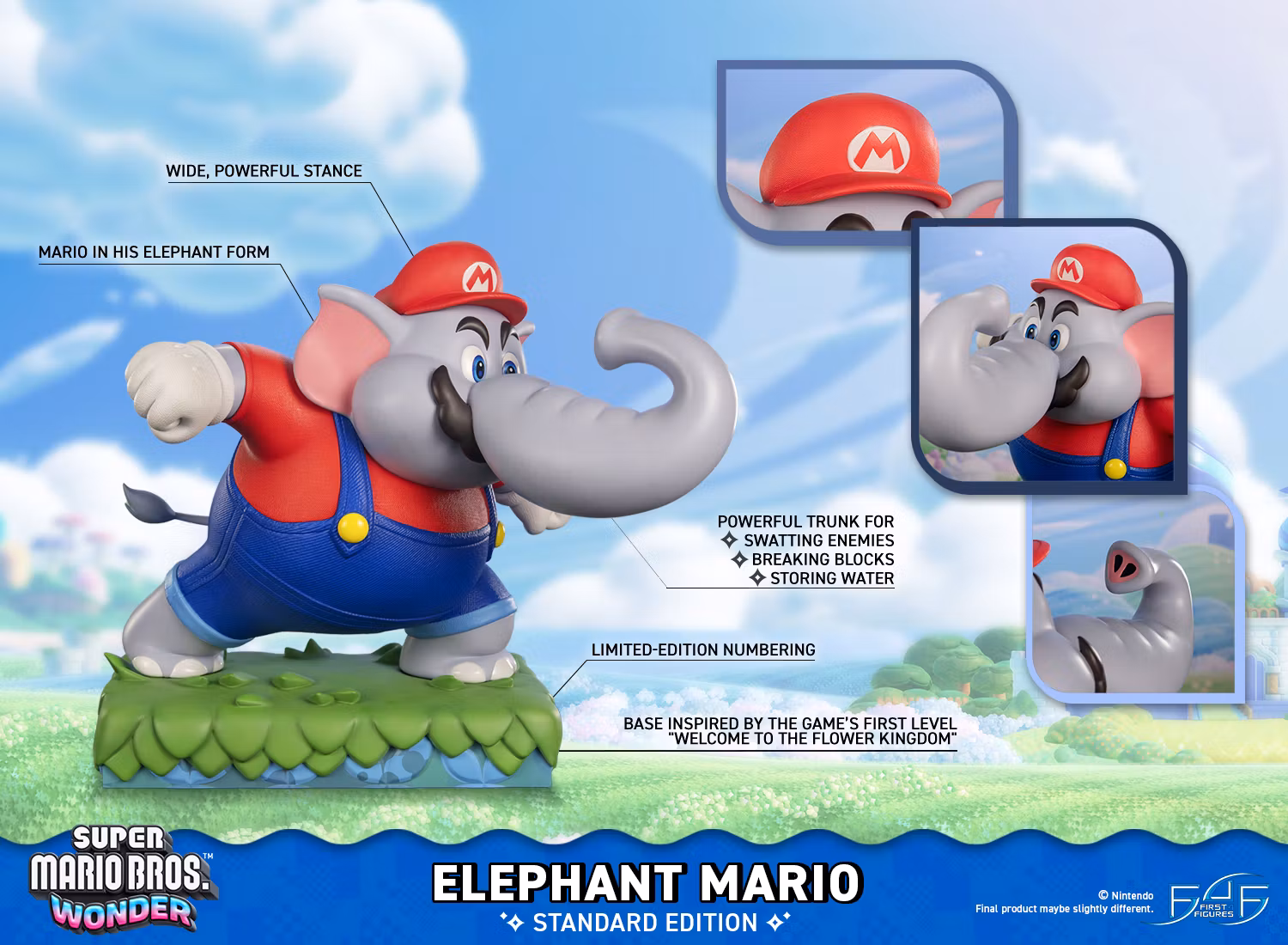 Super Mario Bros. Wonder Elephant Mario (Standard) Limited Edition Statue