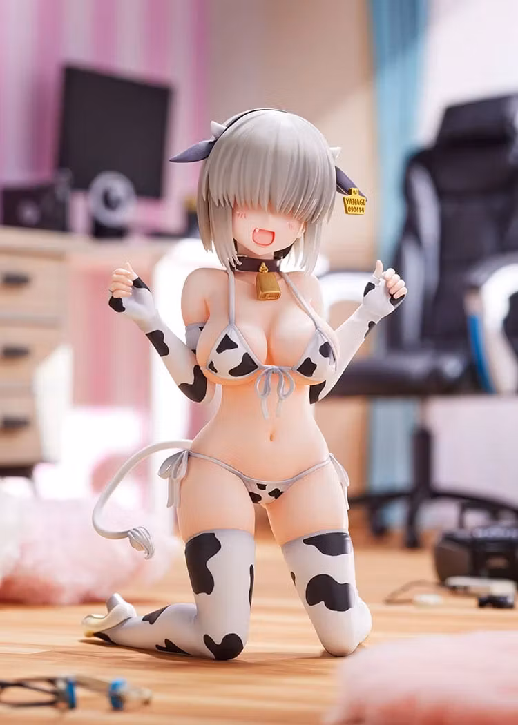 Uzaki-chan Wants to Hang Out! DreamTech Yanagi Uzaki (Cow Pattern Bikini Ver.) 1/7 Scale Figure (Rerelease)
