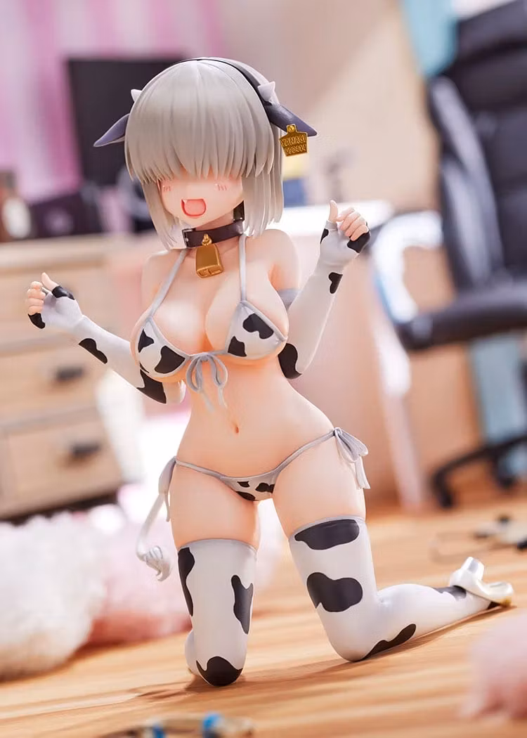 Uzaki-chan Wants to Hang Out! DreamTech Yanagi Uzaki (Cow Pattern Bikini Ver.) 1/7 Scale Figure (Rerelease)