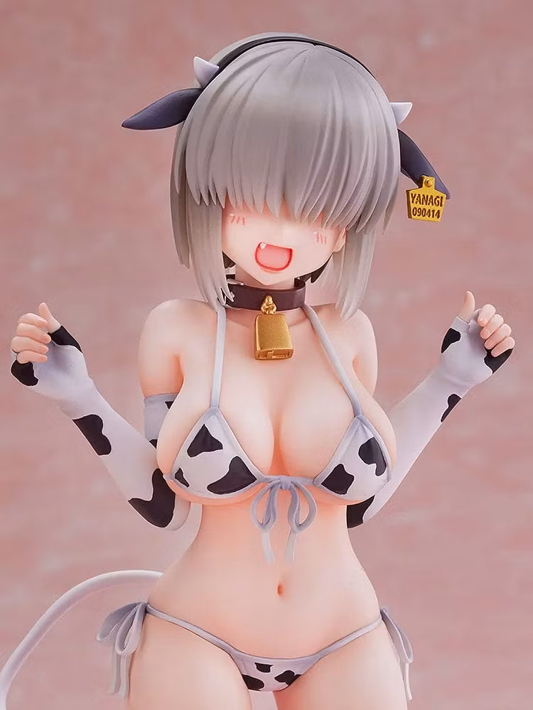 Uzaki-chan Wants to Hang Out! DreamTech Yanagi Uzaki (Cow Pattern Bikini Ver.) 1/7 Scale Figure (Rerelease)