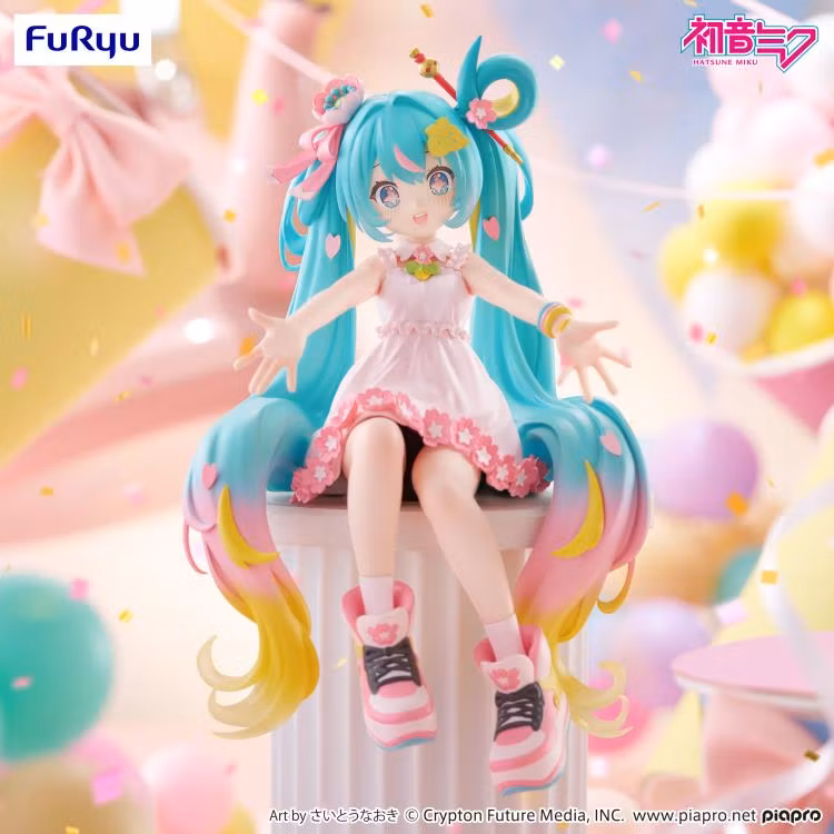 Vocaloid Hatsune Miku (10th Anniversary) Noodle Stopper Figure