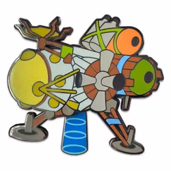 Outer Wilds Pin Badge Spaceship Bobble