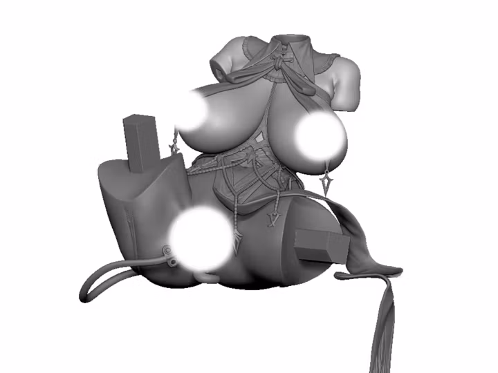 (18+) Ogre Illustration Seishori Sister Petronille (Succubus Outfit Ver.) Optional Parts Set