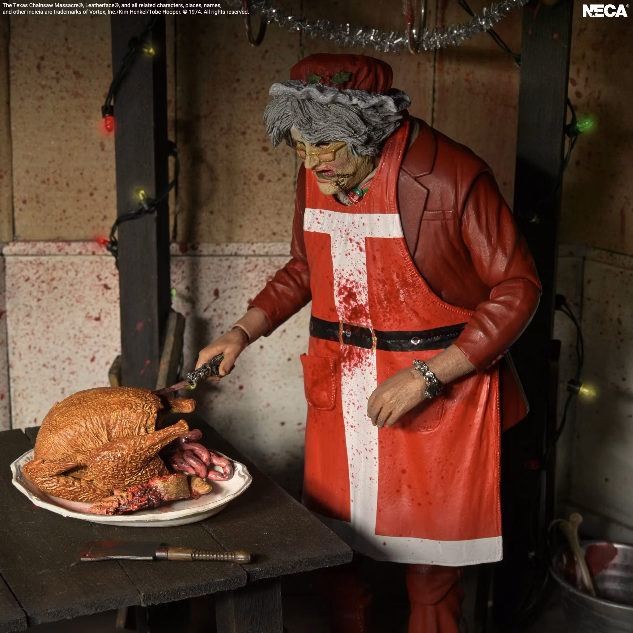 The Texas Chainsaw Massacre Ultimate Santa Leatherface Action Figure