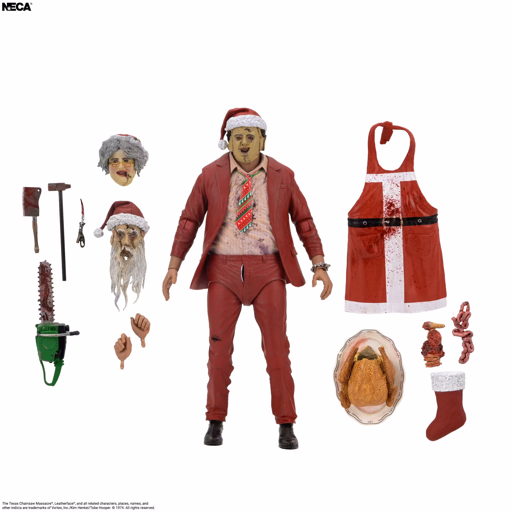 The Texas Chainsaw Massacre Ultimate Santa Leatherface Action Figure