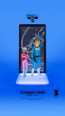 Ulysse 31 NEON Telemachus & Themis Lighted Display 1/9 Scale Figure
