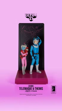 Ulysse 31 NEON Telemachus & Themis (Cosmic Version) Lighted Display 1/9 Scale Figure