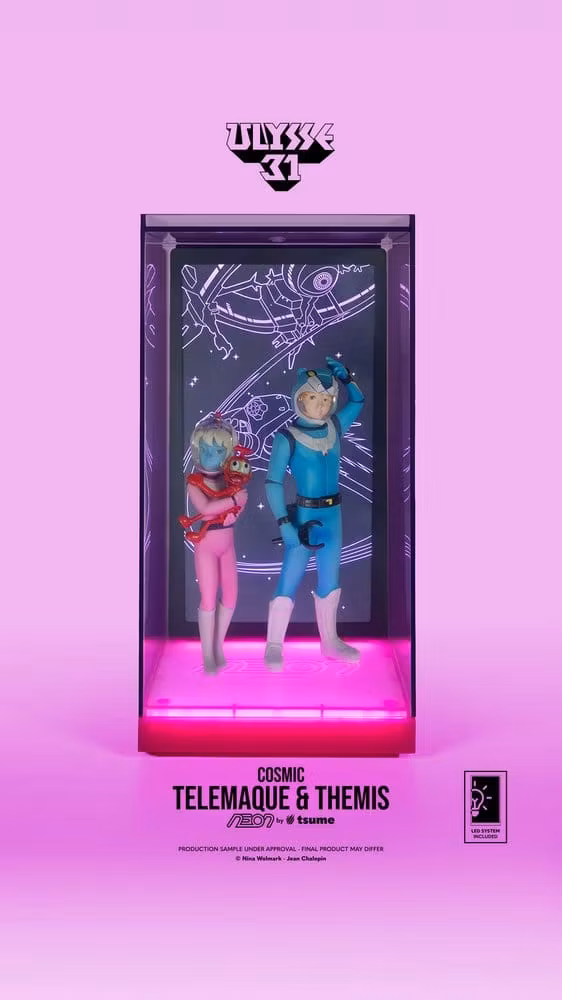 Ulysse 31 NEON Telemachus & Themis (Cosmic Version) Lighted Display 1/9 Scale Figure