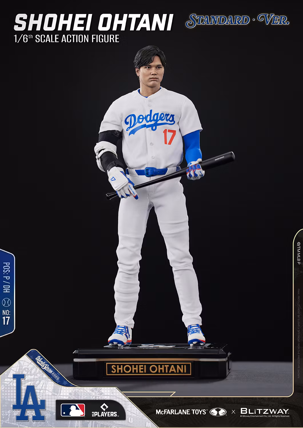 MLB SportsPicks Shohei Ohtani (Standard Ver.) 1/6 Scale Action Figure
