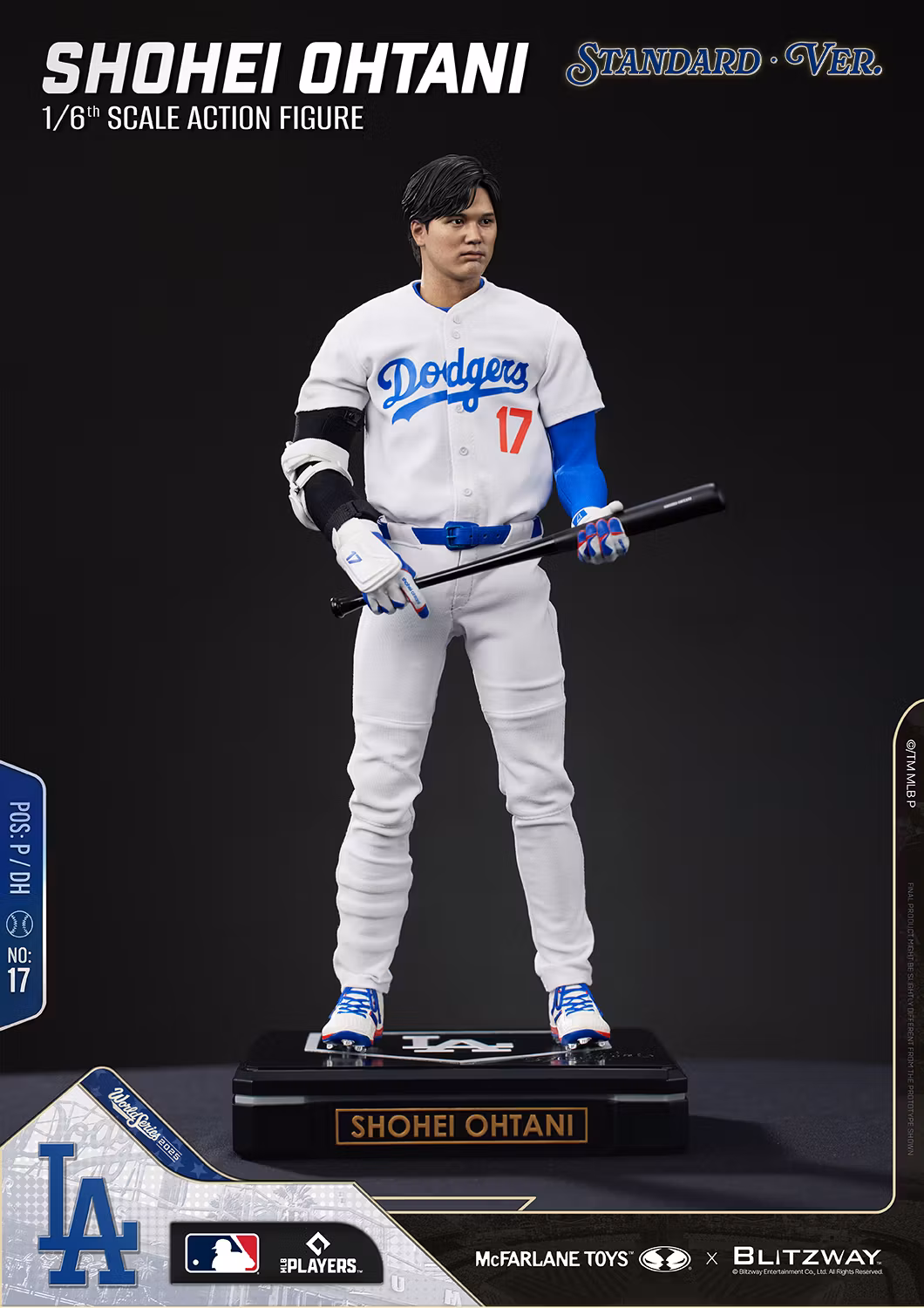 MLB SportsPicks Shohei Ohtani (Standard Ver.) 1/6 Scale Action Figure