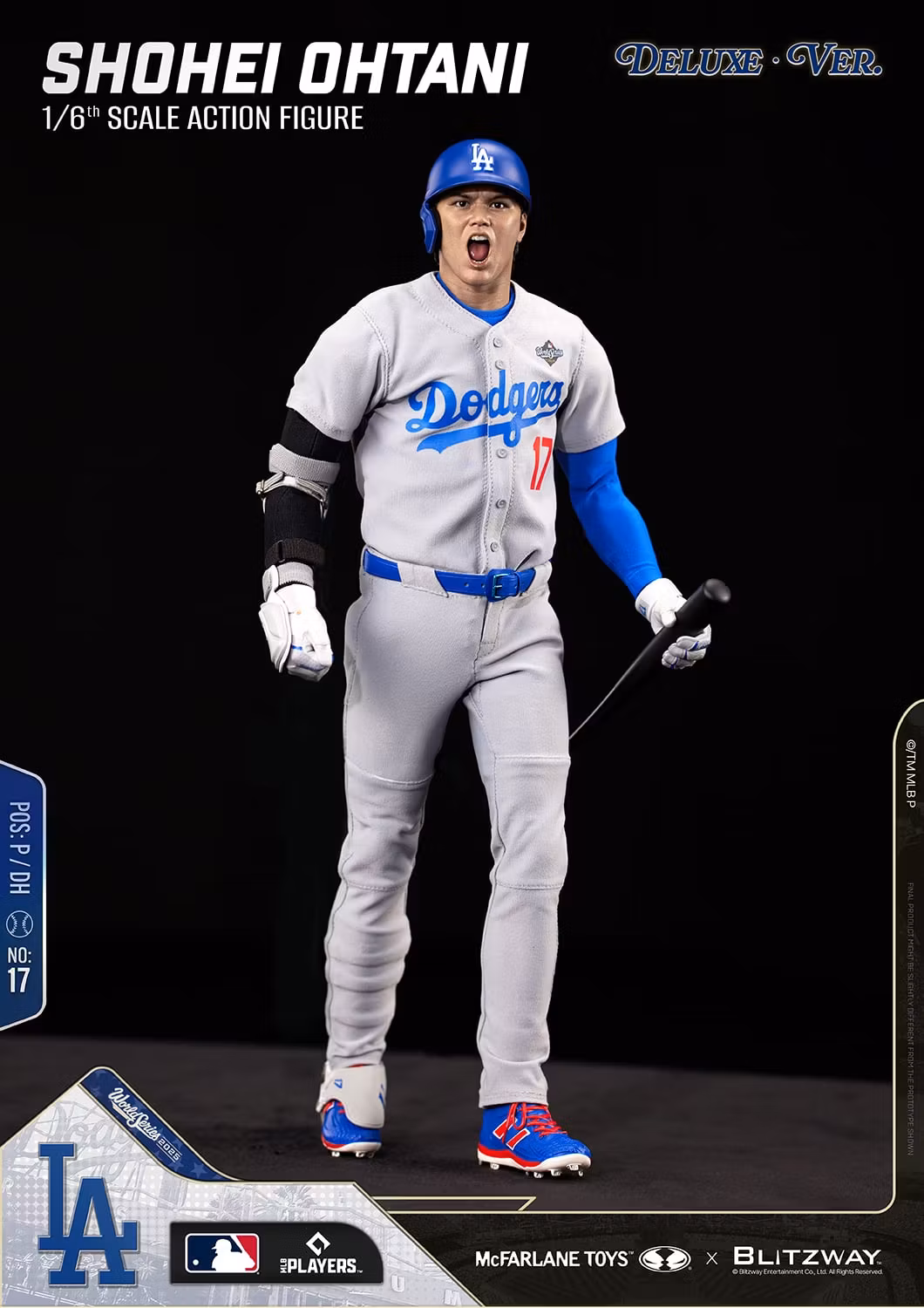 MLB SportsPicks Shohei Ohtani (Deluxe Ver.) 1/6 Scale Action Figure