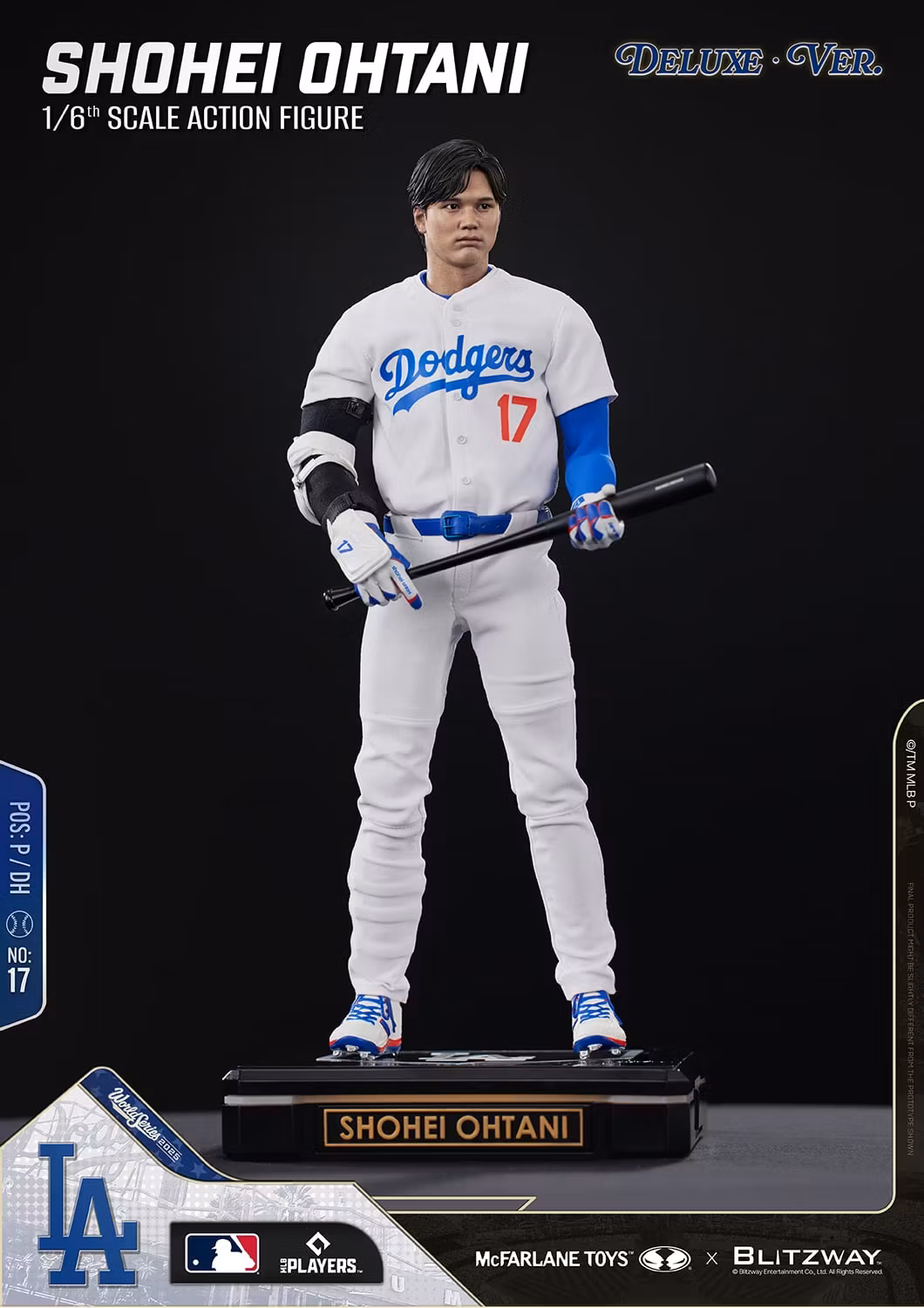 MLB SportsPicks Shohei Ohtani (Deluxe Ver.) 1/6 Scale Action Figure