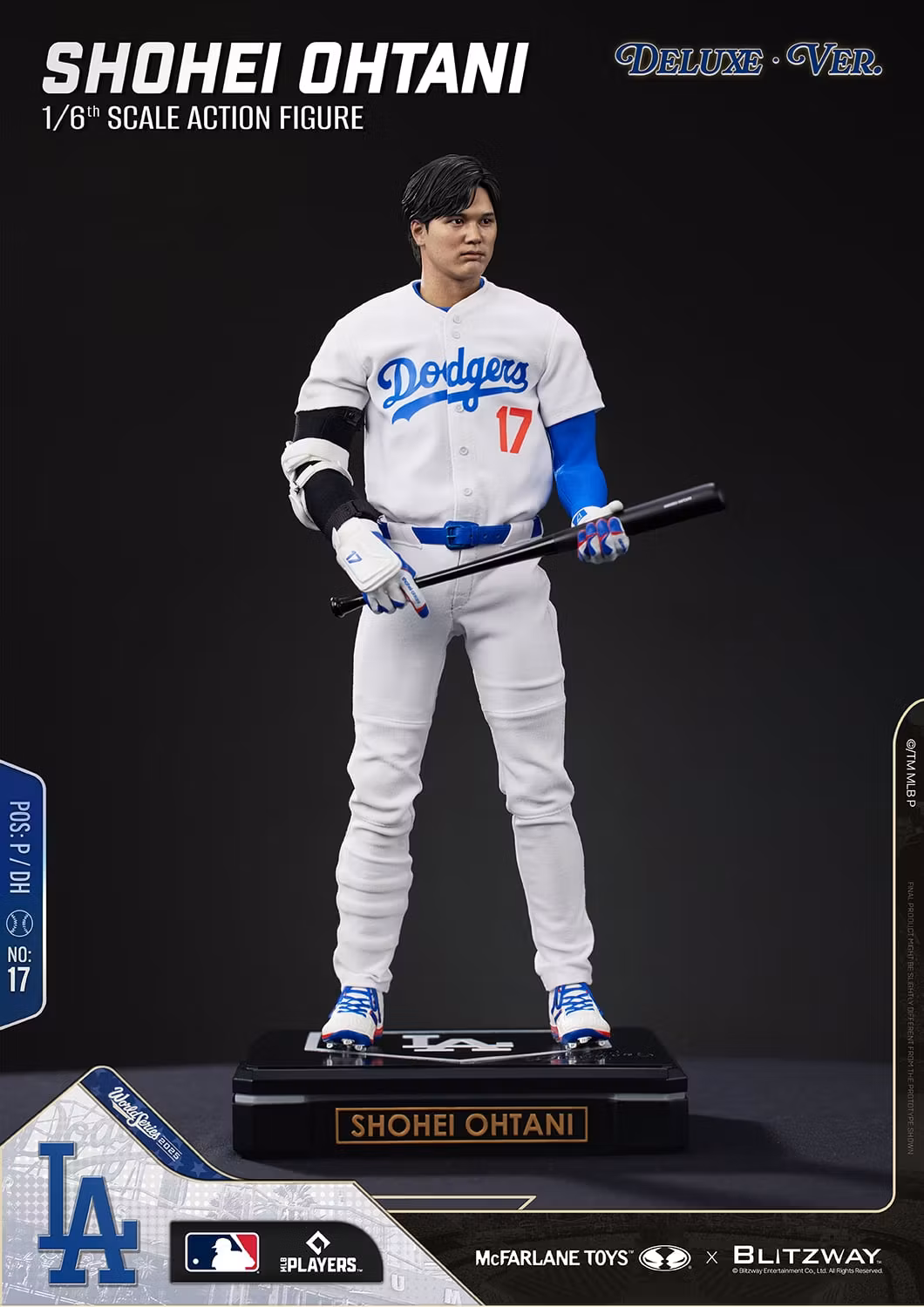MLB SportsPicks Shohei Ohtani (Deluxe Ver.) 1/6 Scale Action Figure