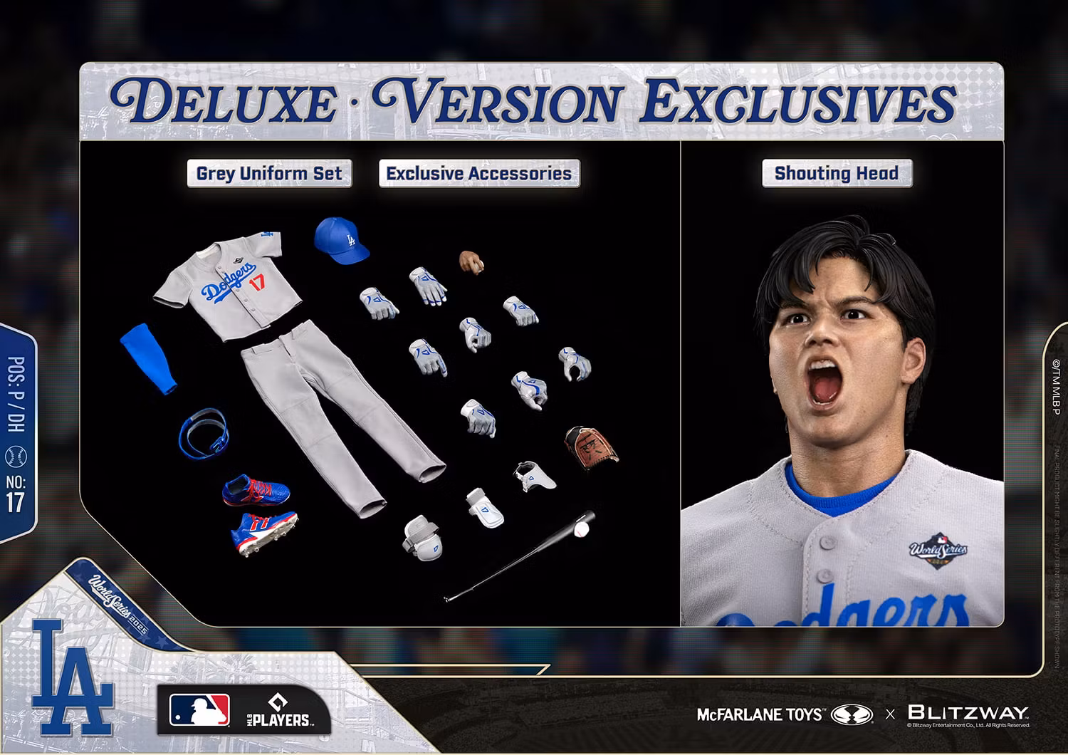 MLB SportsPicks Shohei Ohtani (Deluxe Ver.) 1/6 Scale Action Figure