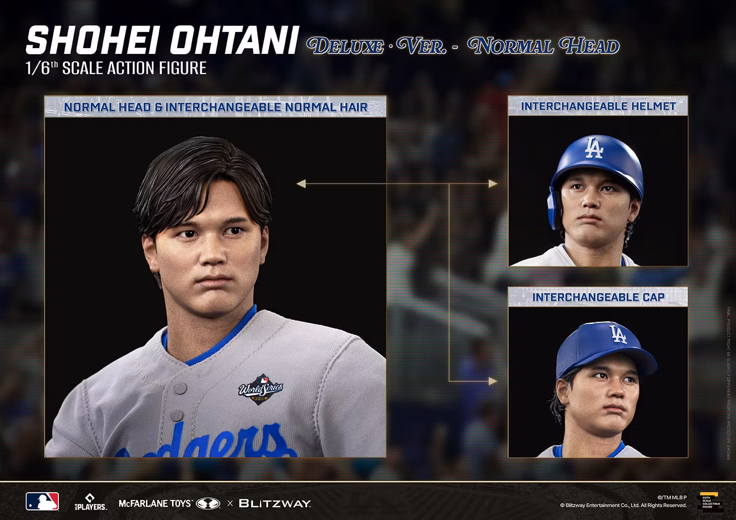 MLB SportsPicks Shohei Ohtani (Deluxe Ver.) 1/6 Scale Action Figure