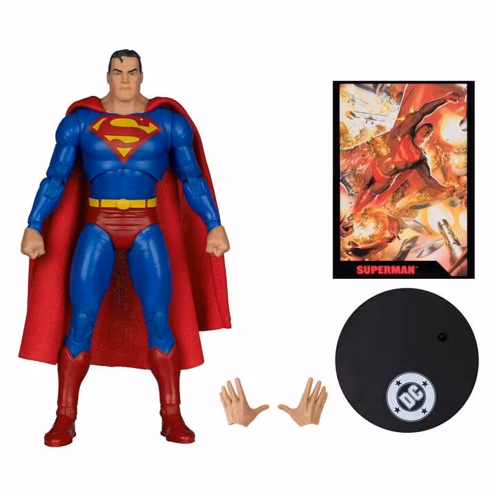 DC Direct Page Punchers Superman (Justice #1) (Red Platinum Edition)  Action Figure
