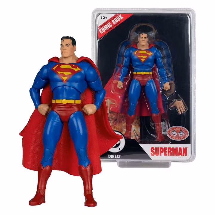 DC Direct Page Punchers Superman (Justice #1) (Red Platinum Edition)  Action Figure