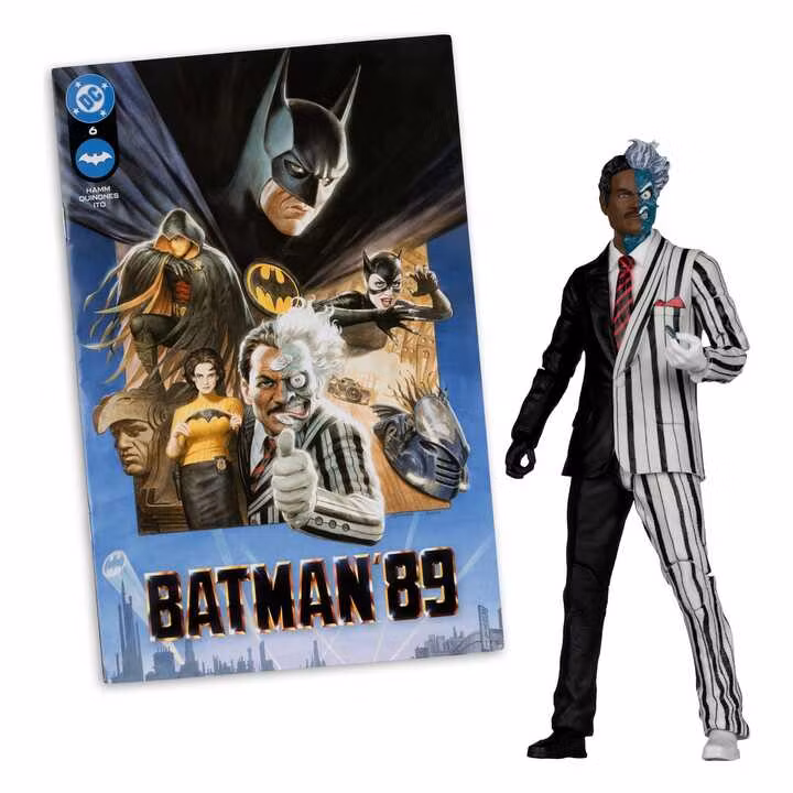 DC Direct Page Punchers Two-Face (Batman 89) (Red Platinum Edition) Action Figure