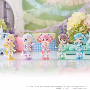 BanG Dream! PalVerse Pastel Palettes Set of 5 Figures + 1 Random Figure