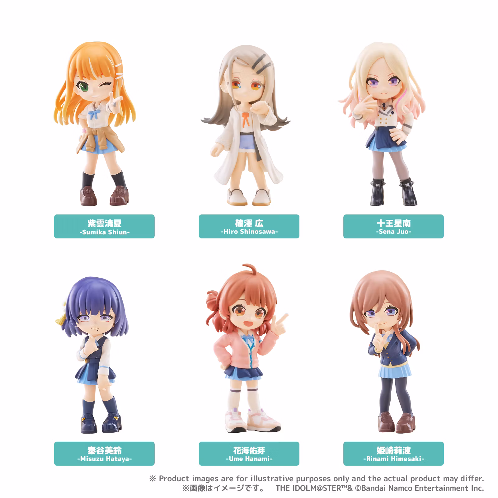 The Idolmaster PalVerse Vol.2 Set of 6 Figures
