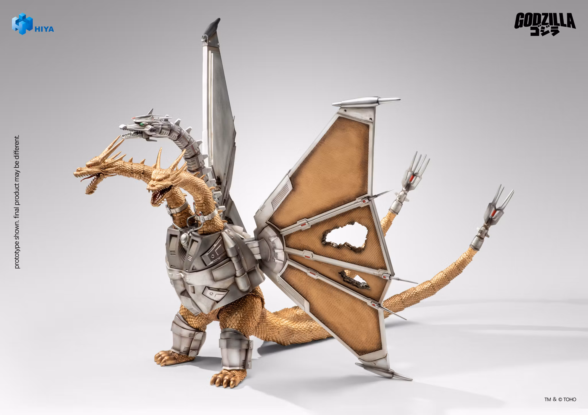 Godzilla vs. King Ghidorah (1991) Mechanical King Ghidorah (Battle Damaged Ver.) Action Figure