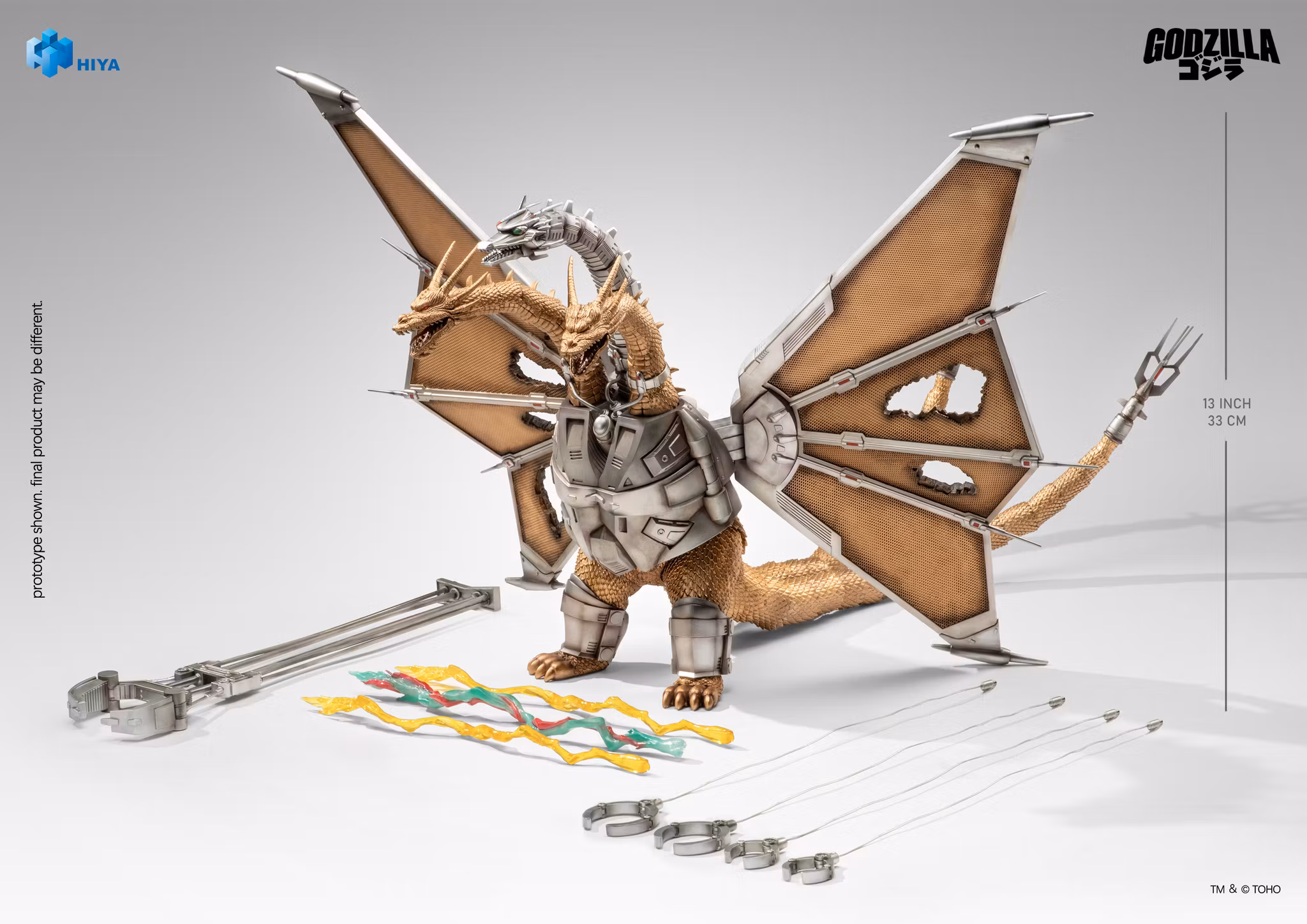 Godzilla vs. King Ghidorah (1991) Mechanical King Ghidorah (Battle Damaged Ver.) Action Figure