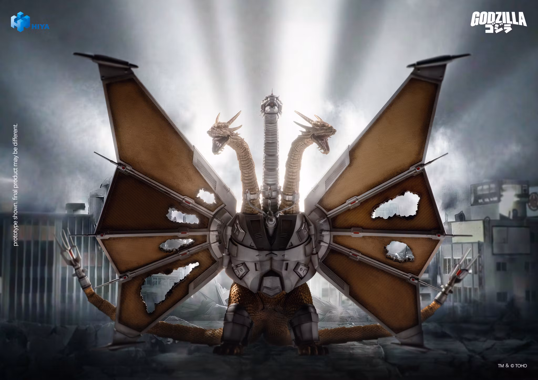 Godzilla vs. King Ghidorah (1991) Mechanical King Ghidorah (Battle Damaged Ver.) Action Figure