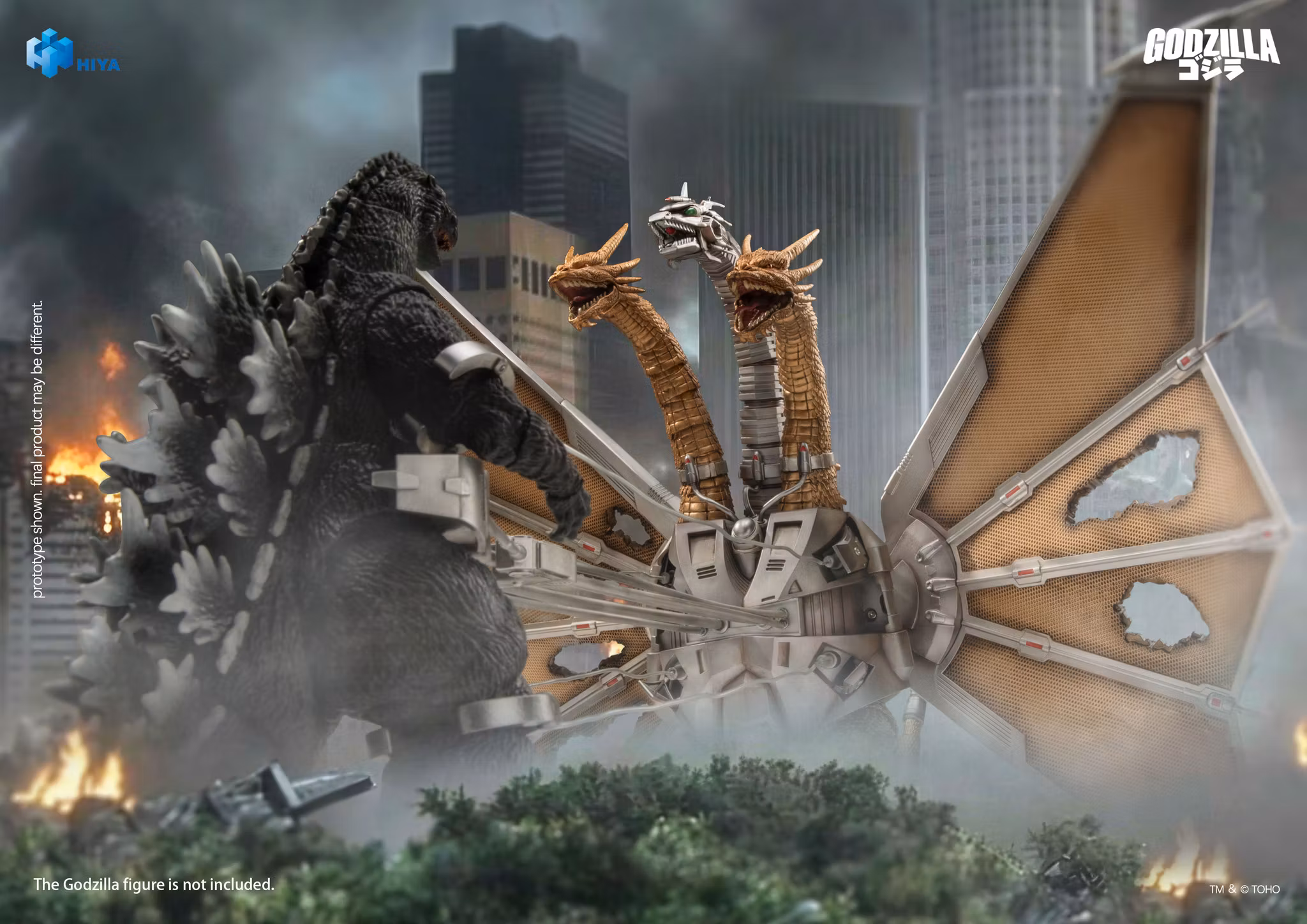 Godzilla vs. King Ghidorah (1991) Mechanical King Ghidorah (Battle Damaged Ver.) Action Figure