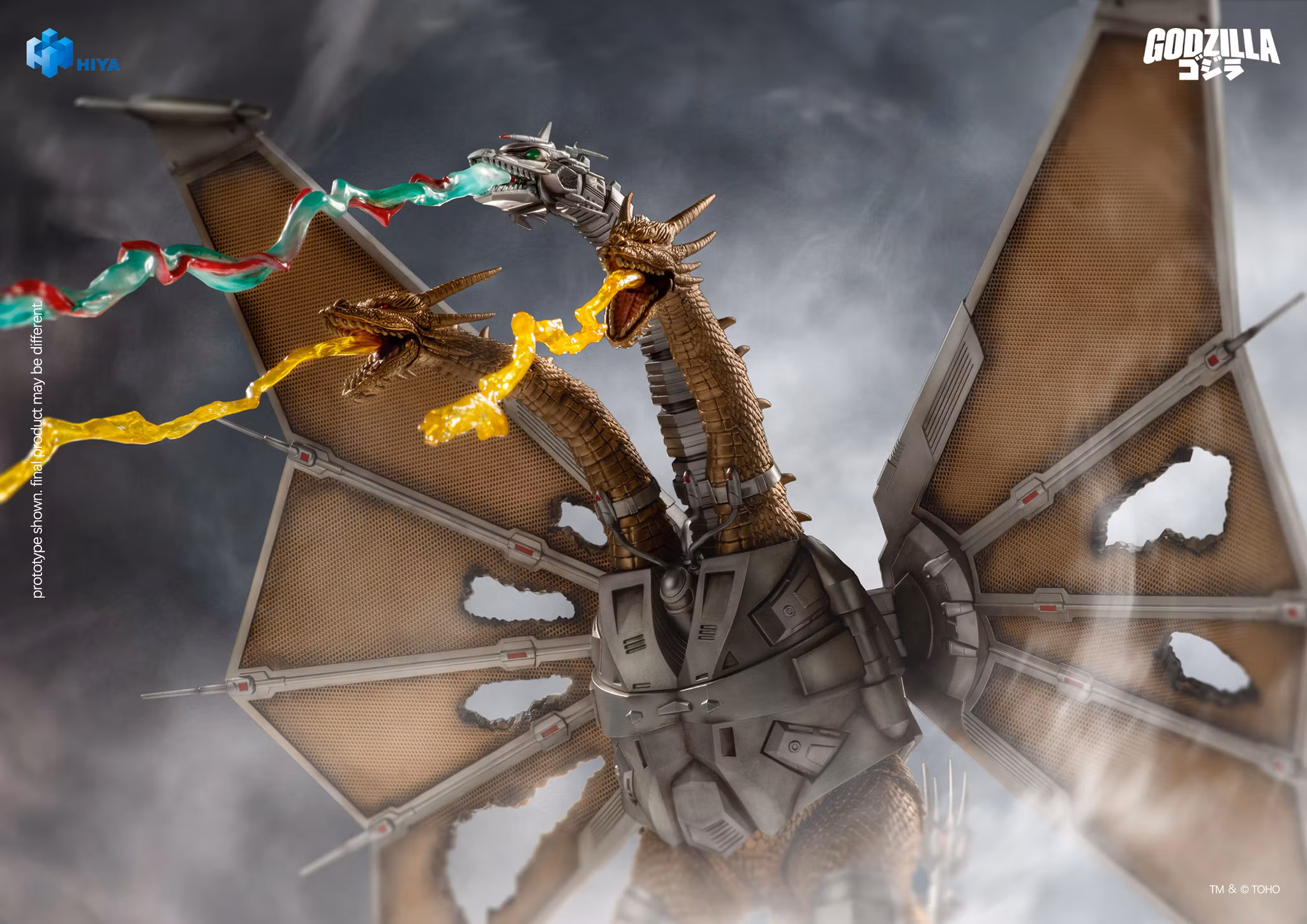 Godzilla vs. King Ghidorah (1991) Mechanical King Ghidorah (Battle Damaged Ver.) Action Figure