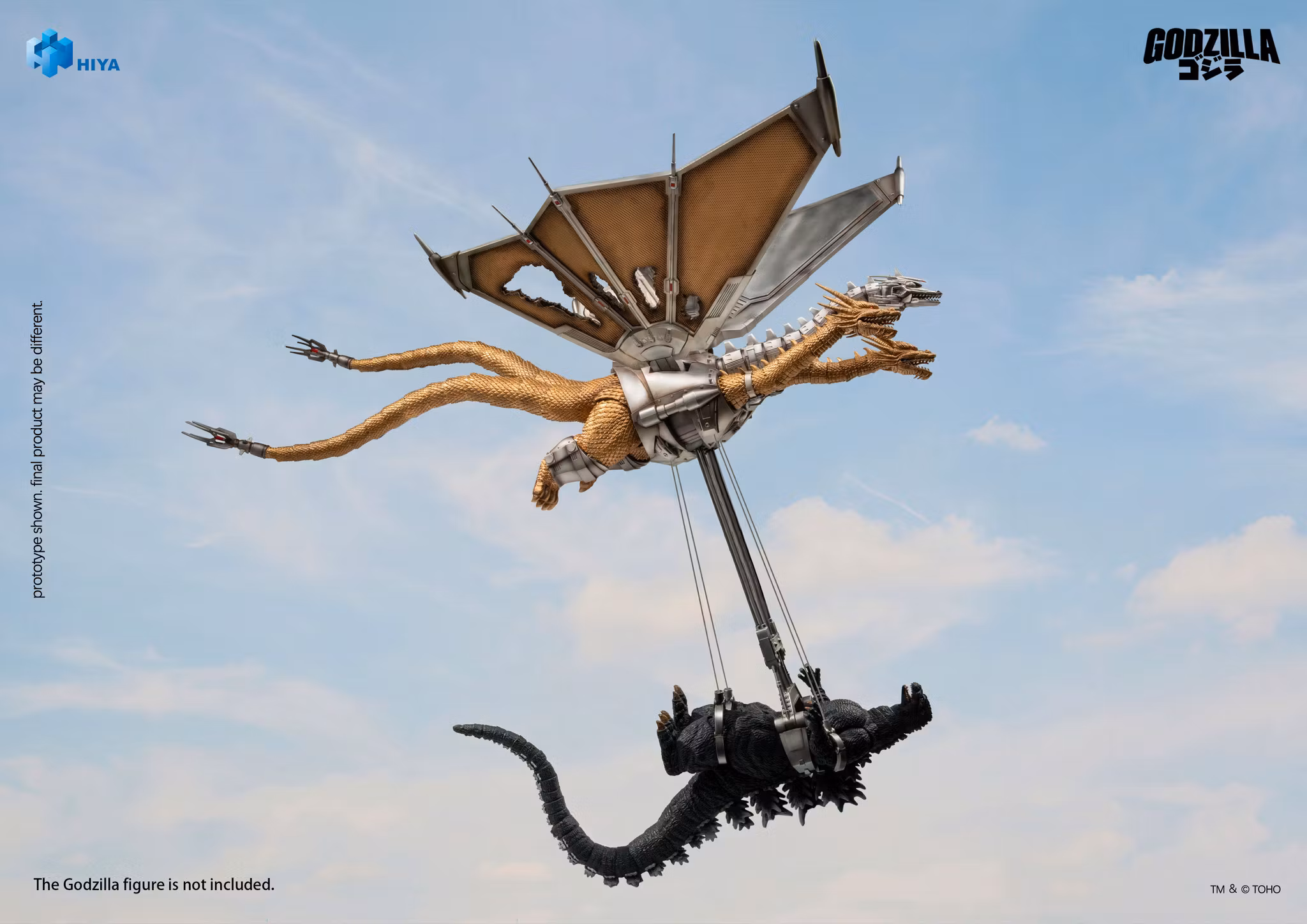 Godzilla vs. King Ghidorah (1991) Mechanical King Ghidorah (Battle Damaged Ver.) Action Figure