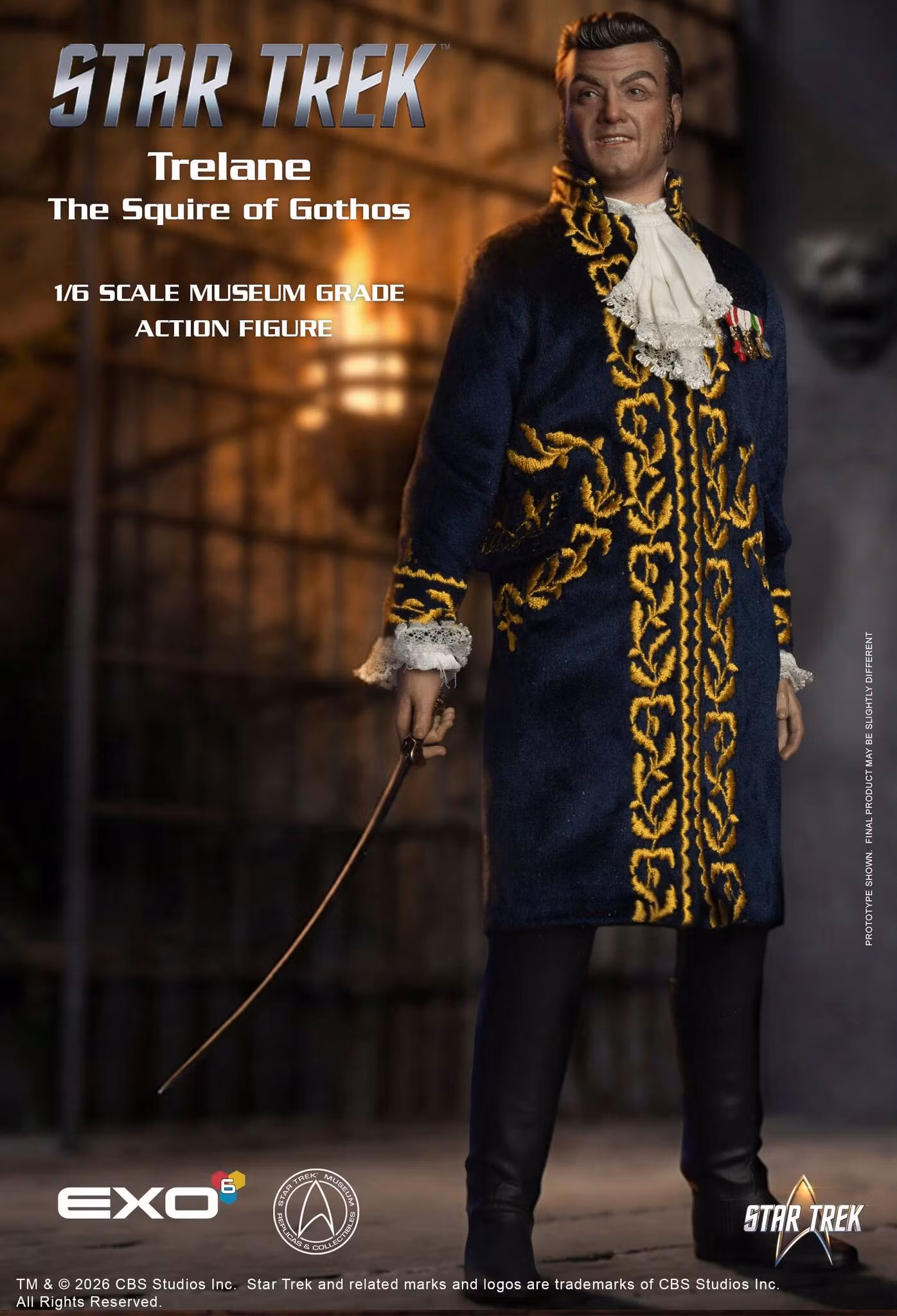 Star Trek: The Original Series Trelane (The Squire of Gothos) 1/6 Scale Action Figure