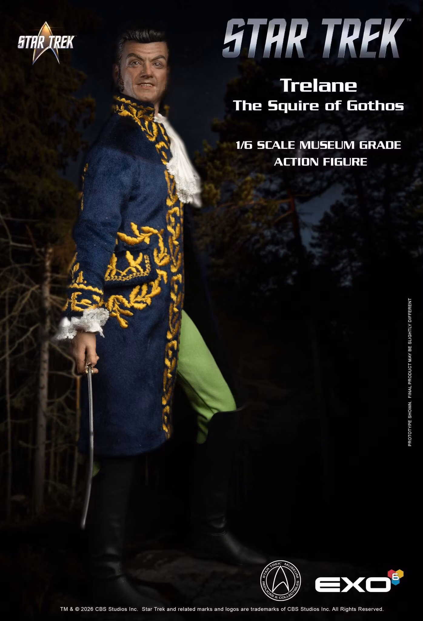 Star Trek: The Original Series Trelane (The Squire of Gothos) 1/6 Scale Action Figure
