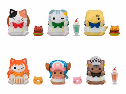 One Piece Mega Cat Project Nyan Piece Nyan! Diner! Box Set of 6 Figures