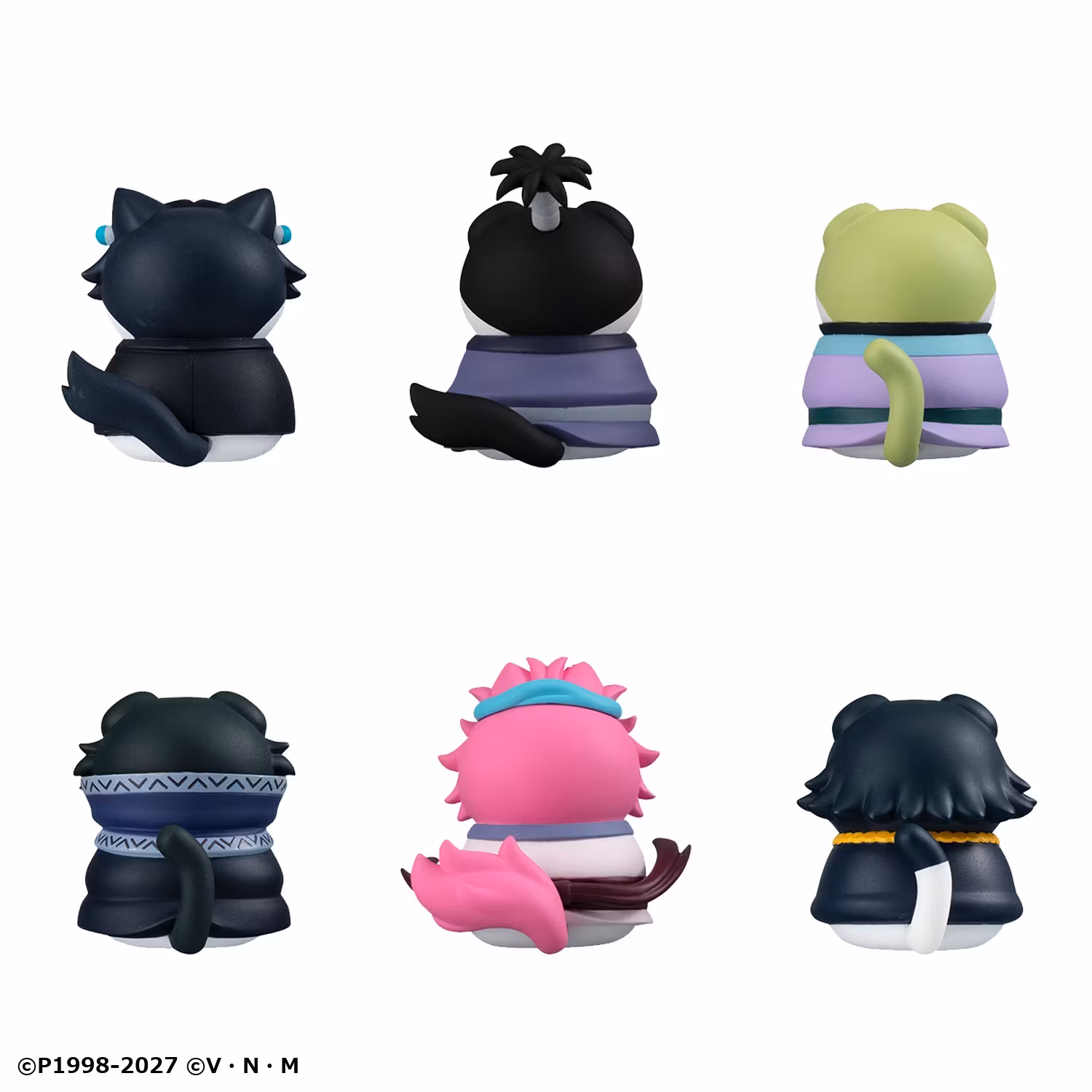Hunter x Hunter Mega Cat Project Nyanter x Nyanter The Phantom Troupe Box of 8 Random Figures