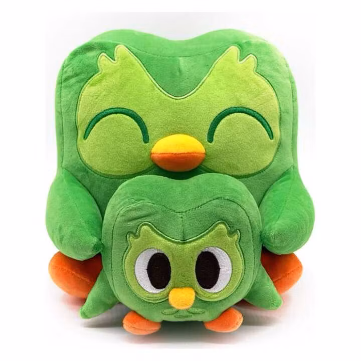 Duolingo Plush Figure Study Buddy Duo