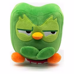 Duolingo Plush Figure No Streak Duo Shoulder Rider