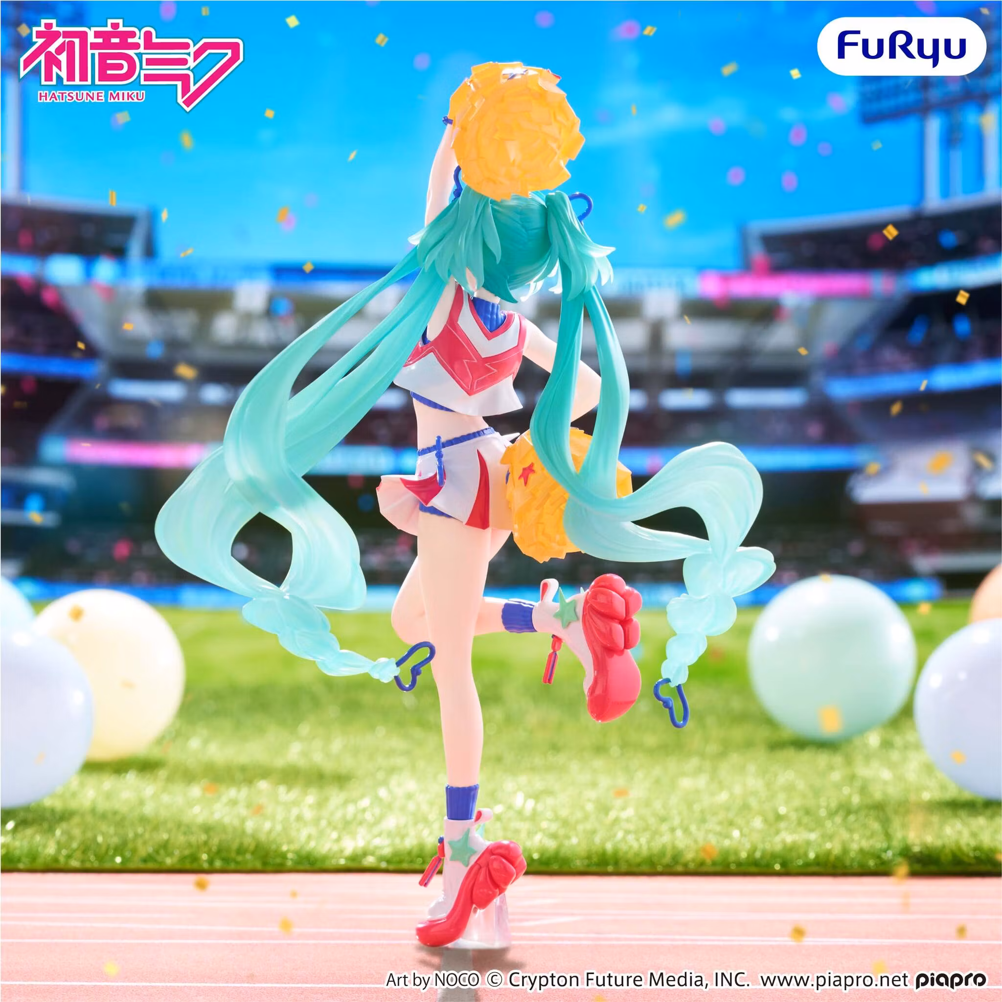 Vocaloid Muchute Hatsune Miku (Cheerleader Ver.) Figure