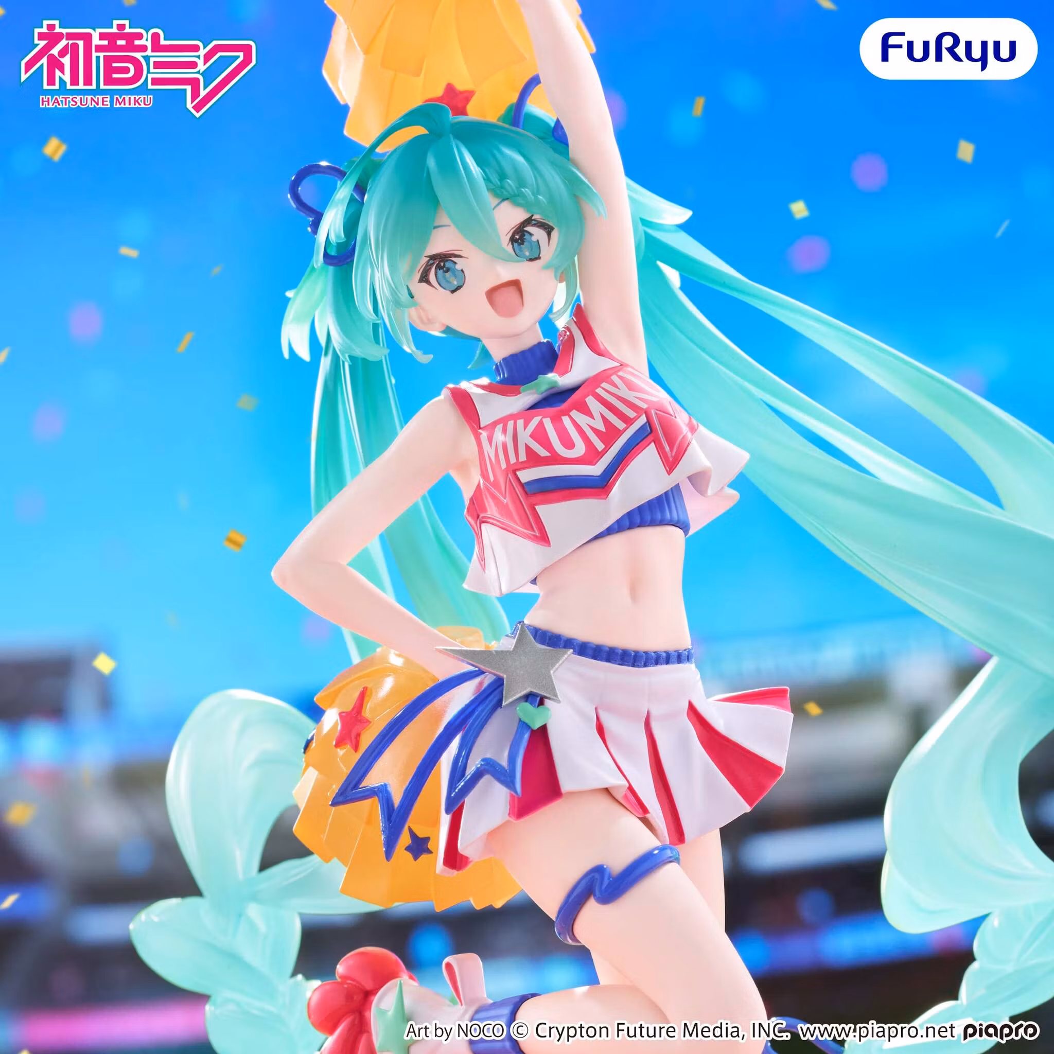 Vocaloid Muchute Hatsune Miku (Cheerleader Ver.) Figure