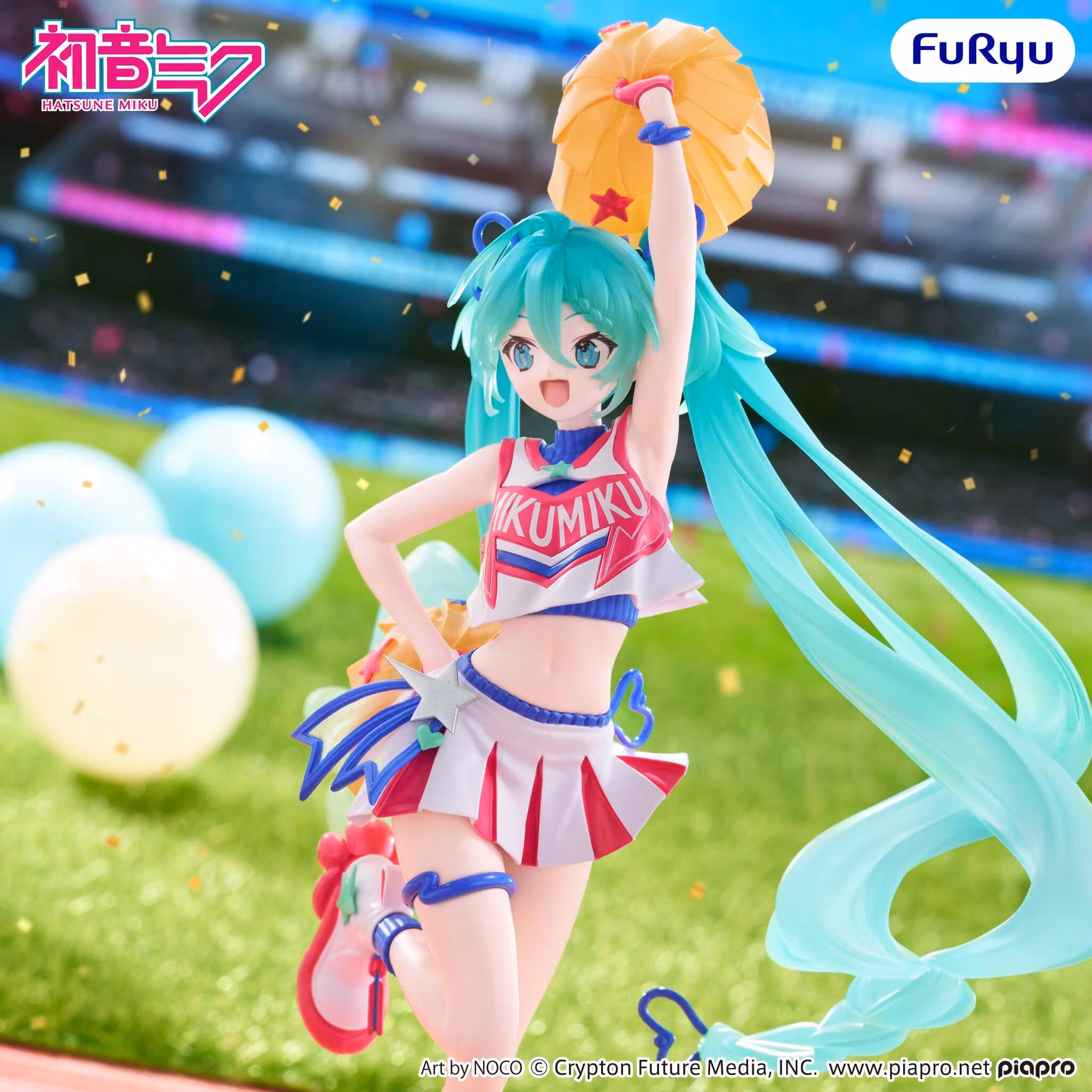 Vocaloid Muchute Hatsune Miku (Cheerleader Ver.) Figure