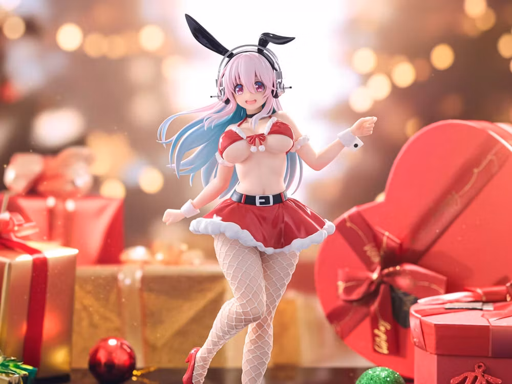 Nitroplus BiCute Bunnies Super Sonico (Santa Ver.) Figure