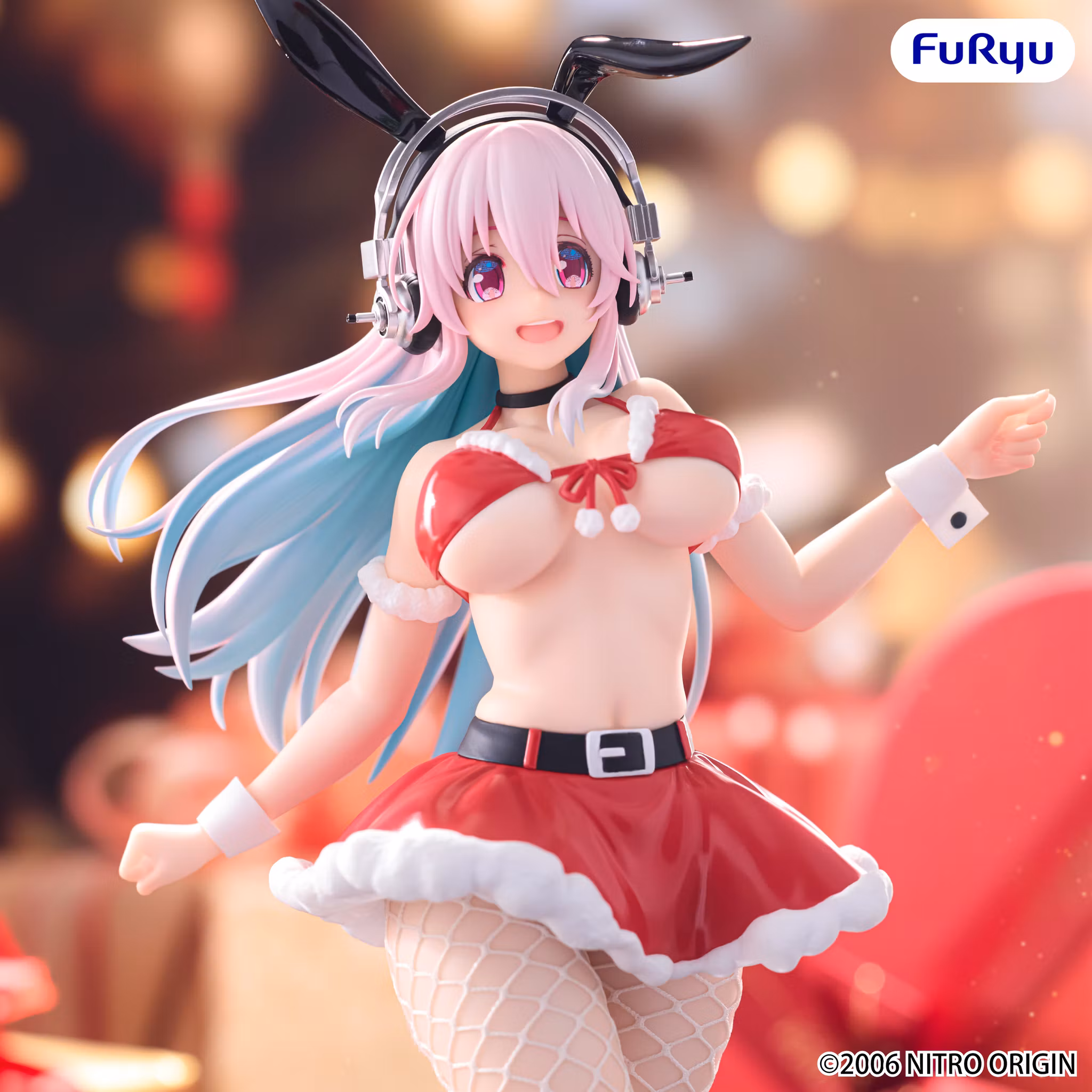 Nitroplus BiCute Bunnies Super Sonico (Santa Ver.) Figure