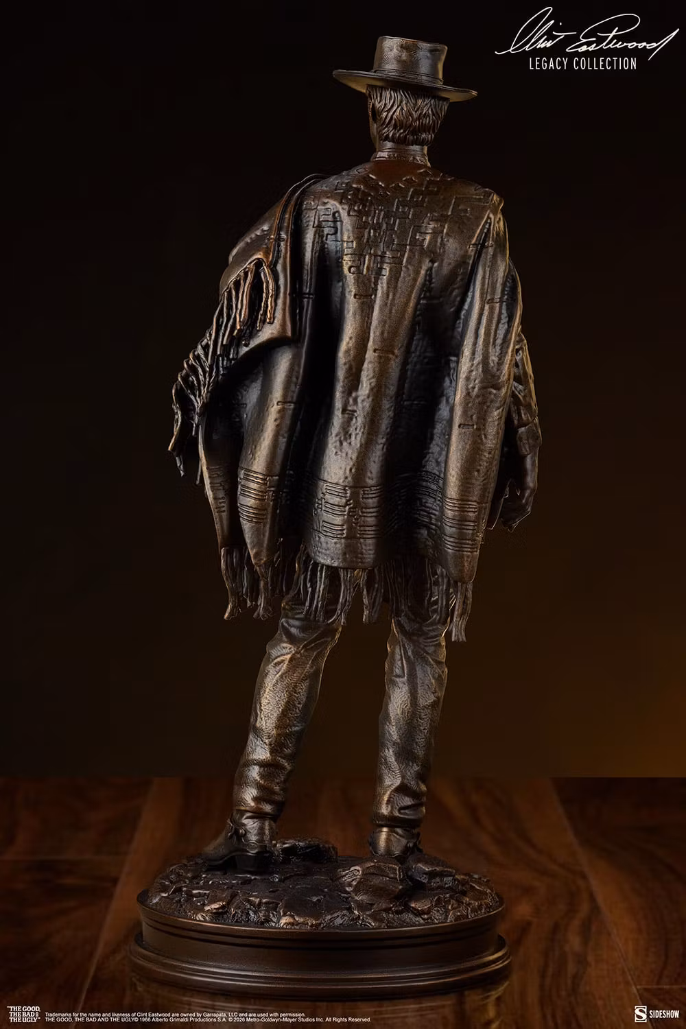 The Good, The Bad, and the Ugly Clint Eastwood Legacy Collection The Man with No Name (Faux Bronze) Statue
