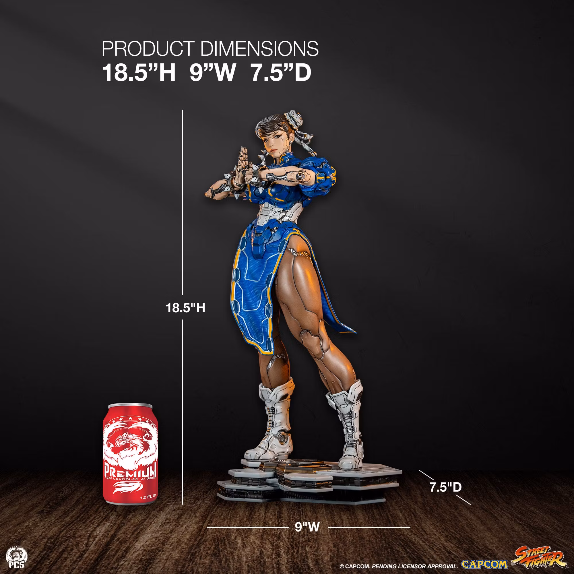 Street Fighter Chun-Li Android (Classic Ver.) 1/4 Scale Statue