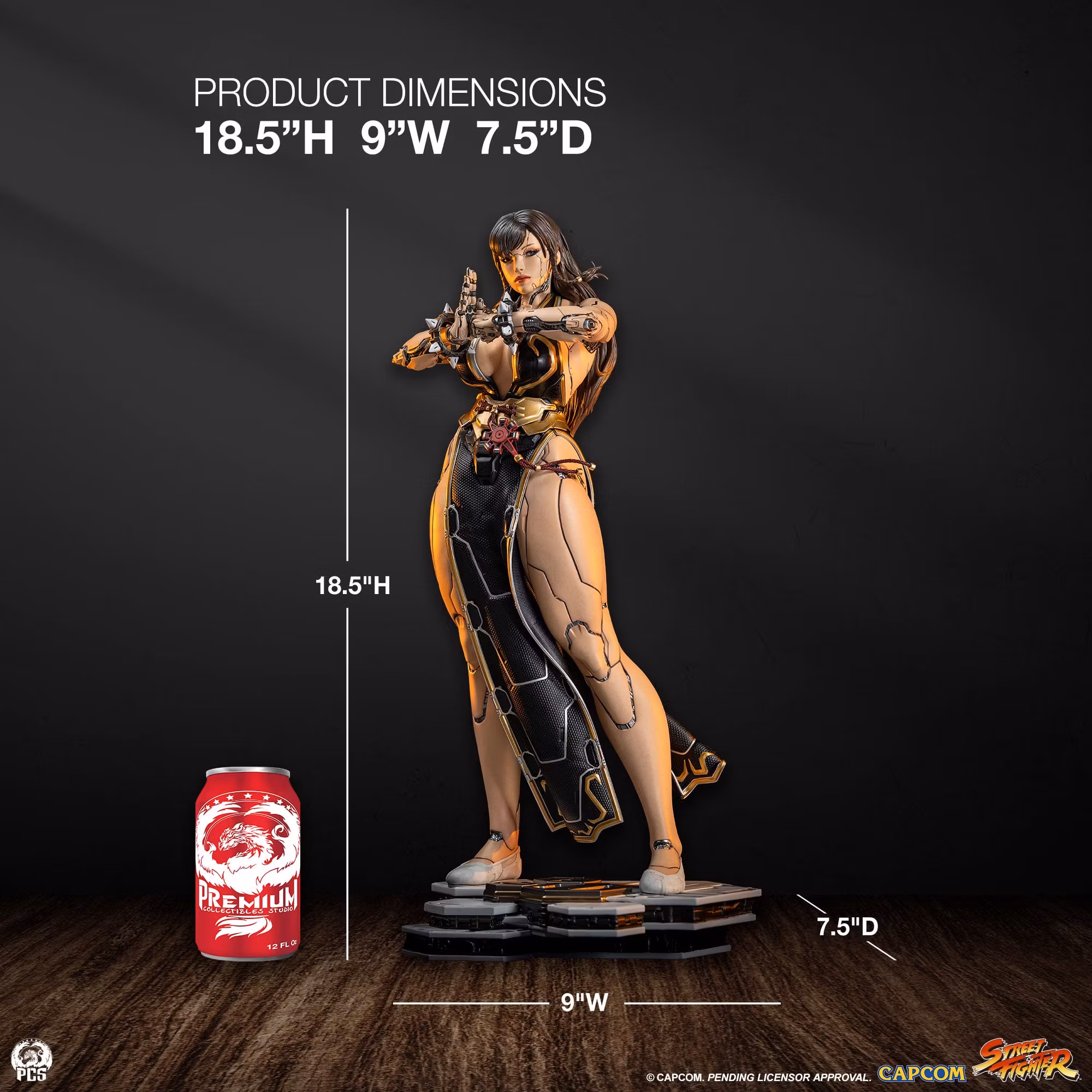 Street Fighter Chun-Li Android (Battle Ver.) 1/4 Scale Statue