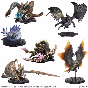 Monster Hunter Capcom Figure Builder Standard Model Plus The Best Vol.25 & 26 Box of 6 Figures