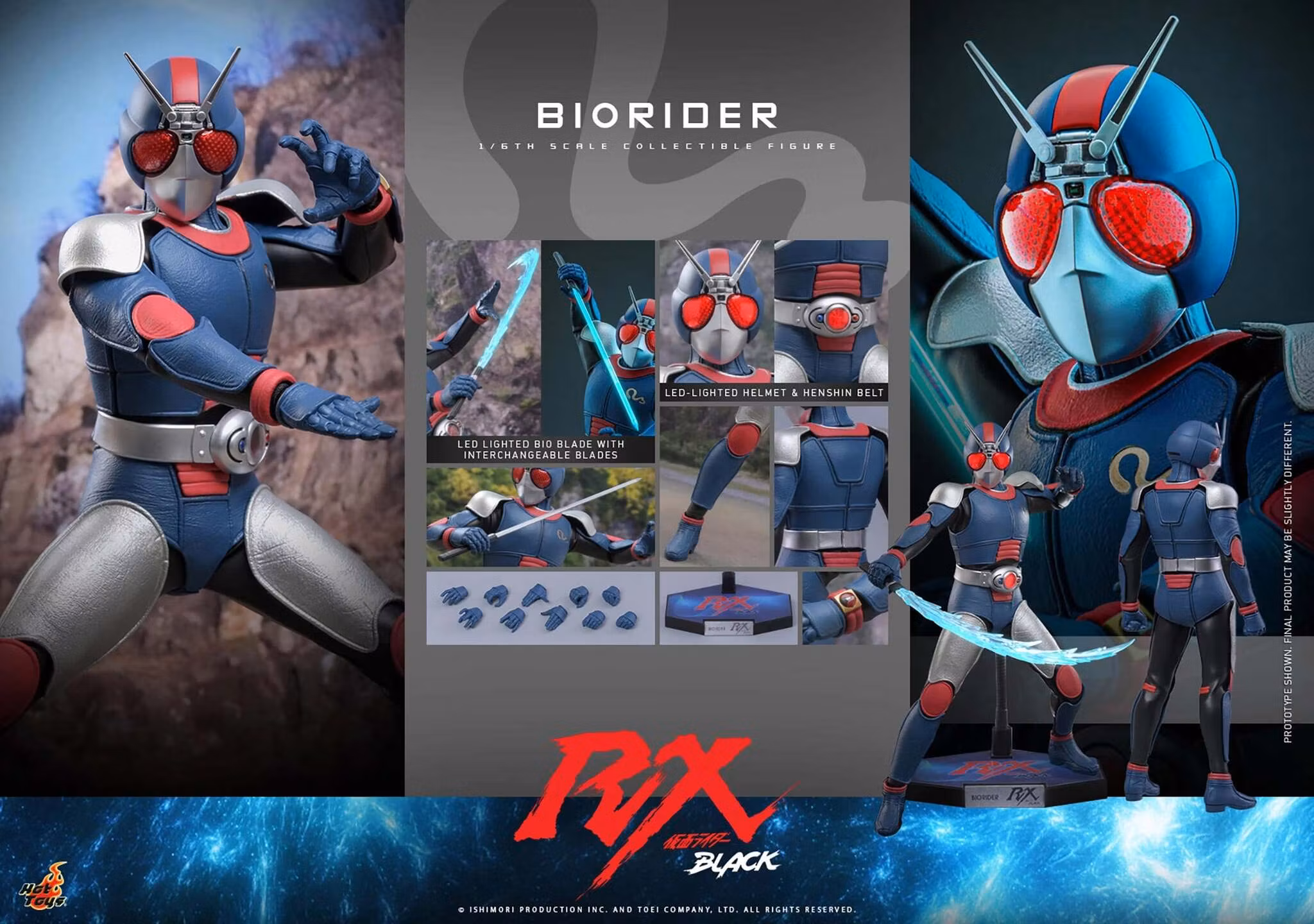 Kamen Rider Black RX TMS180 BioRider 1/6th Scale Collectible Figure