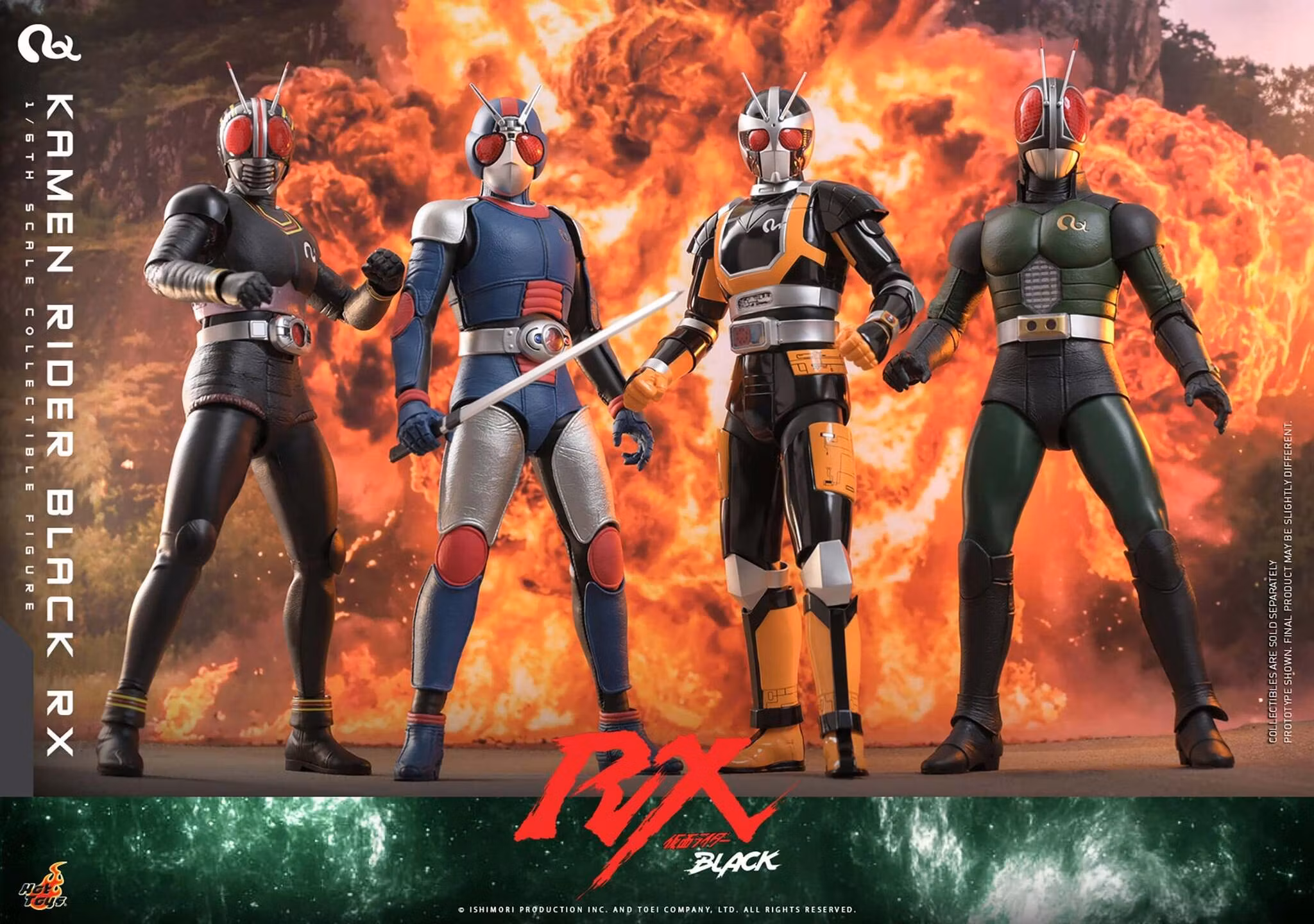 Kamen Rider Black RX TMS179 Kamen Rider Black RX 1/6th Scale Collectible Figure
